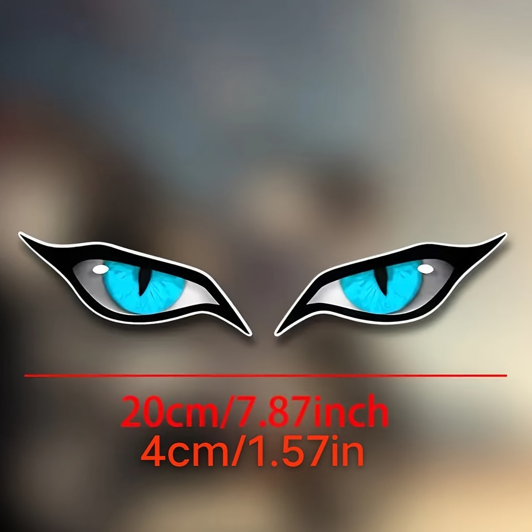 Виниловые наклейки Monster Eyes для автомобилей и аксессуаров с глянцевым покрытием