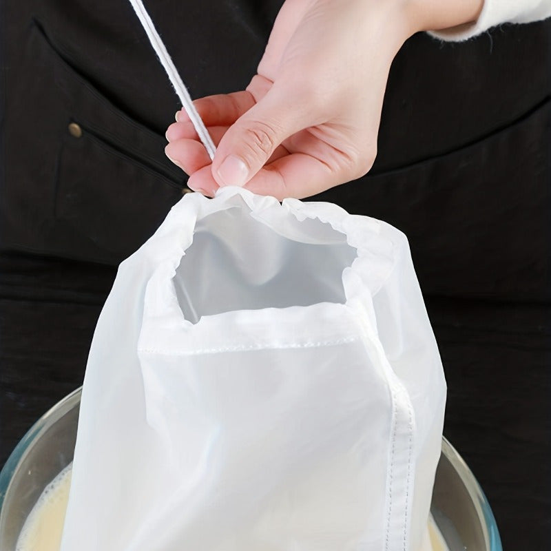 Reusable Mesh Filter Bag for Soy Milk and Juice, Food Safe Durable Non-Woven