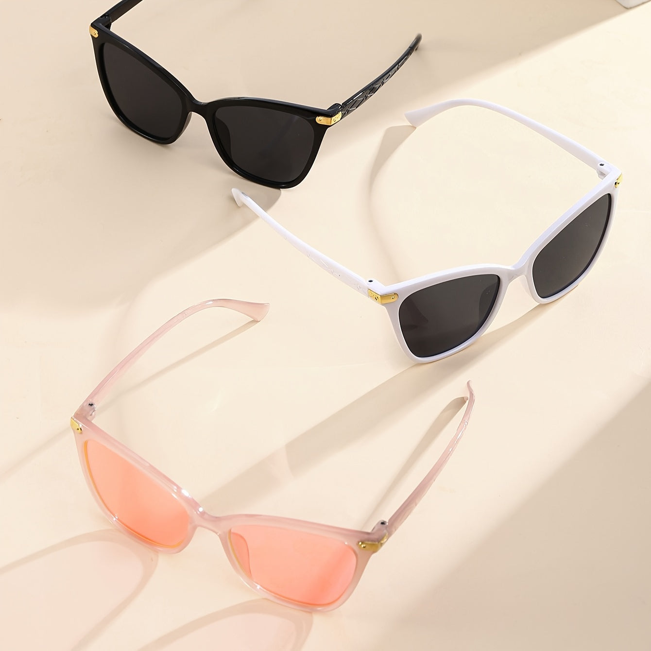 Women's Cat Eye Glasses with Heart Design for Music Festivals