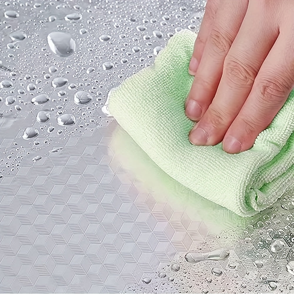 Self-Adhesive Hexagon Kitchen Film Waterproof Oil-Resistant for Countertops and Cabinets