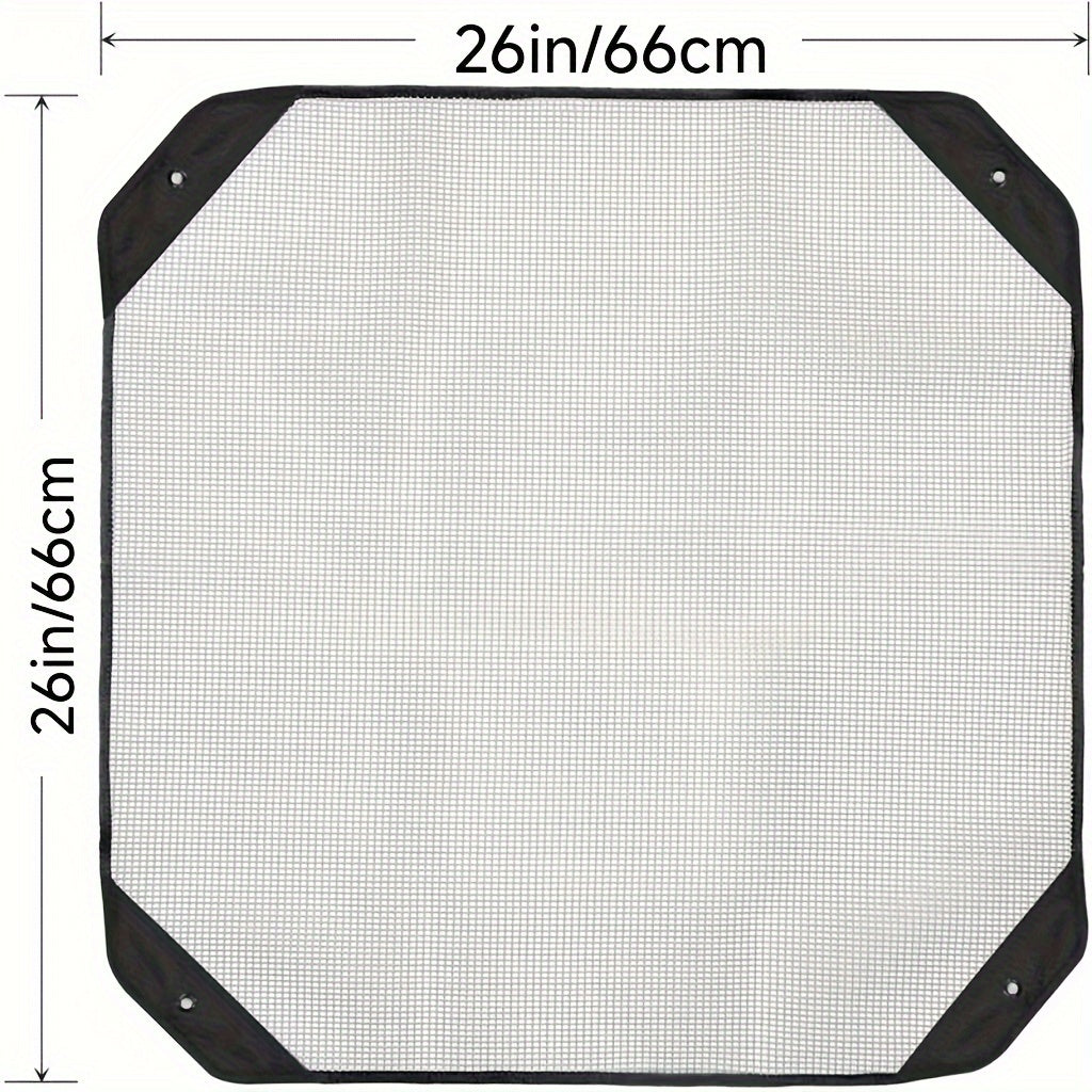 Funda para aire acondicionado gris claro con protector de malla, múltiples tamaños, incluye 4 cuerdas elásticas