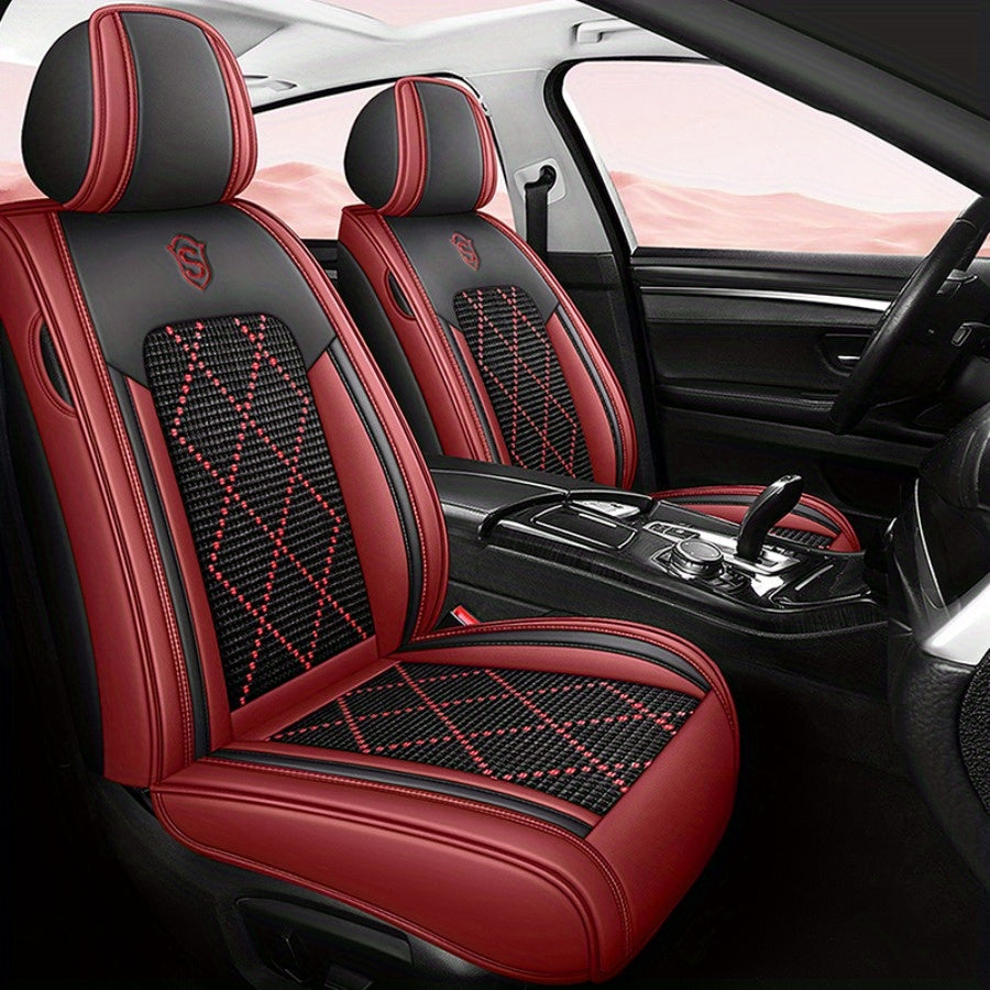 Summer Breathable Full Coverage Car Seat Cover Wear-Resistant Ventilated