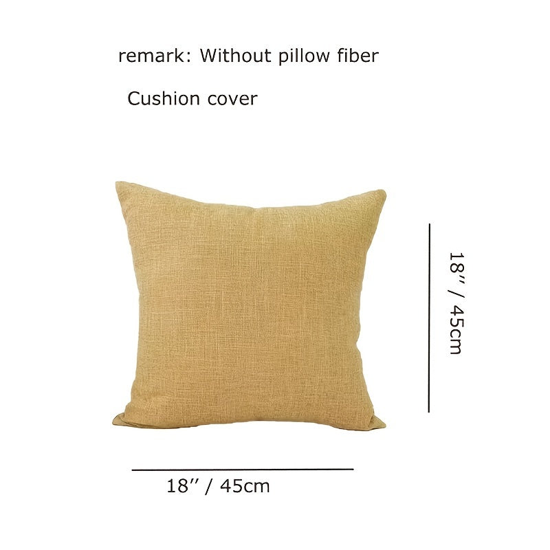 Luxurious Gold Leaf Print Throw Pillow Covers 18x18 Inches for Living Room Bedroom Sofa