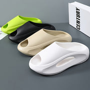 Women's EVA Pillow Slides Wear-Resistant Platform Beach Shoes