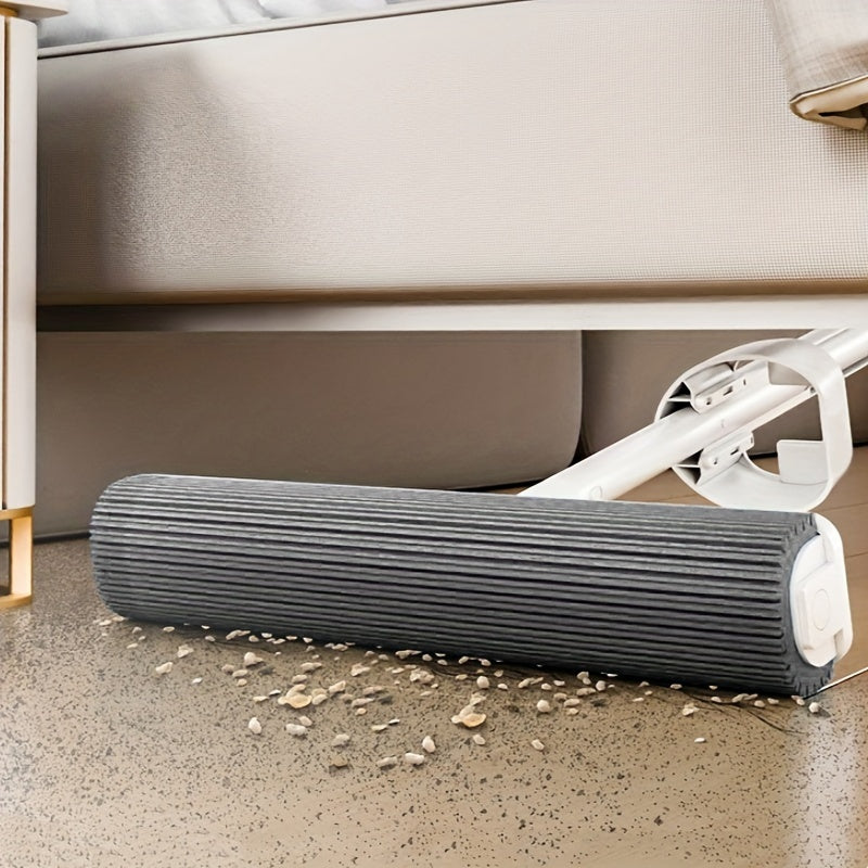 Qoʻlni qoʻllamasdan oʻz-oʻzidan siqiladigan mop, silikonga oʻralgan, zanglamaydigan poʻlatdan yasalgan, hoʻl va quruq polni tozalash uchun