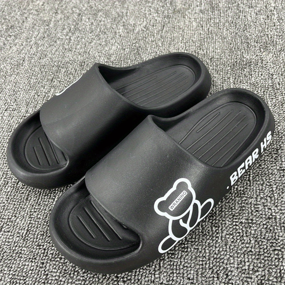 Yigitlar uchun Slip-On Slaydlar, turli ranglarda, sirpanishga qarshi EVA yozgi kundalik ichki poyabzal