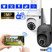 Indoor Security Camera 1080P HD Wi-Fi Pan Tilt Night Vision Two-Way Audio