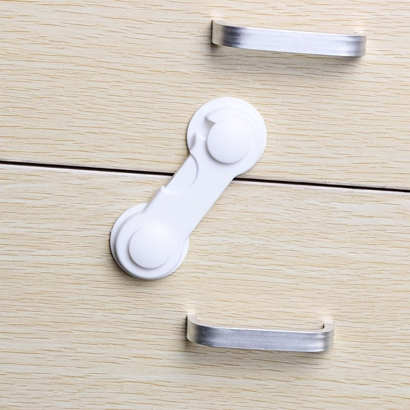 Pack of 10 Child Safety Locks for Babies Refrigerator, Cabinet, and Flip Locks