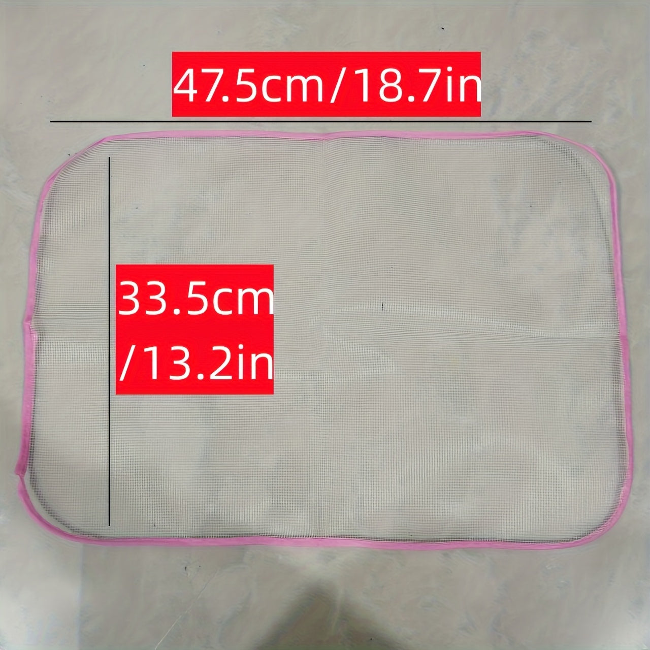 Manta de malla para planchar resistente al calor, color púrpura y gris, flexible