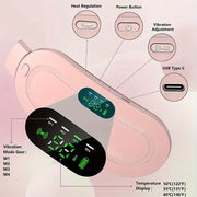 Cordless Heating Pad for Menstrual Comfort with Temperature and Massage Control