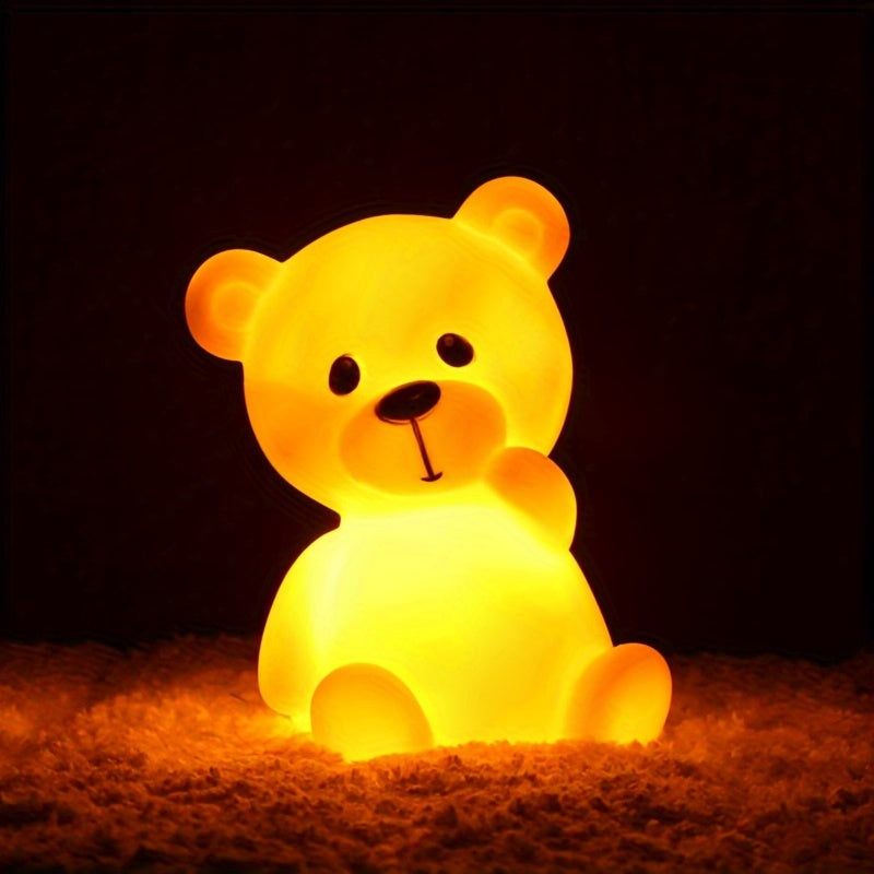 Bolalar xonasi uchun qiziqarli LED tungi chiroq - batareya bilan ishlaydigan va energiya tejovchi.