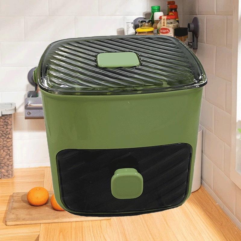 Electric Ice Maker Large Capacity Portable with Easy-Press Lid for Chilled Drinks