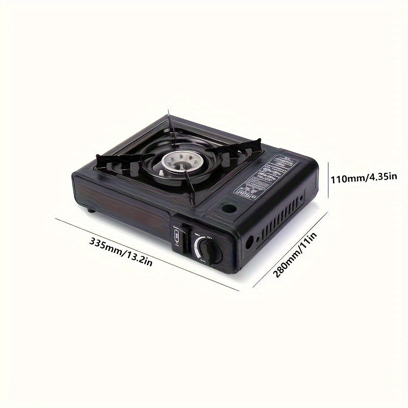 Butan gaz tanklari uchun portativ lager pechi, lager, piknik va tashqi sayohatlar uchun oson olib yuriladi.