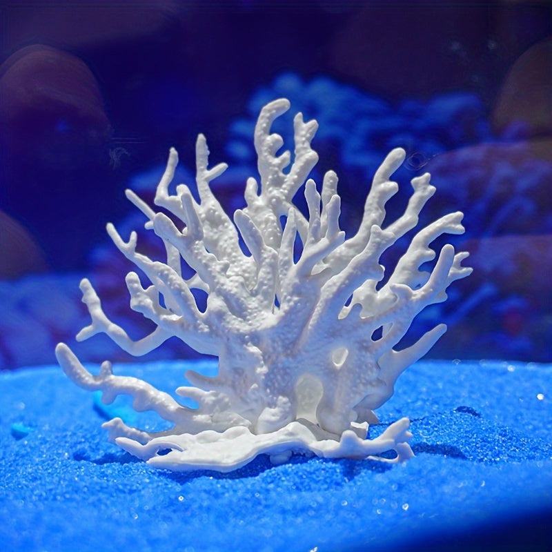 Lifelike PVC Coral Reef Aquarium Decor for Fish Tanks Saltwater and Freshwater Landscaping