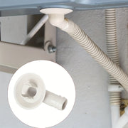 2pcs 19mm Elbow AC Drain Hose Connector PP Rubber Condensate Drain Adapter