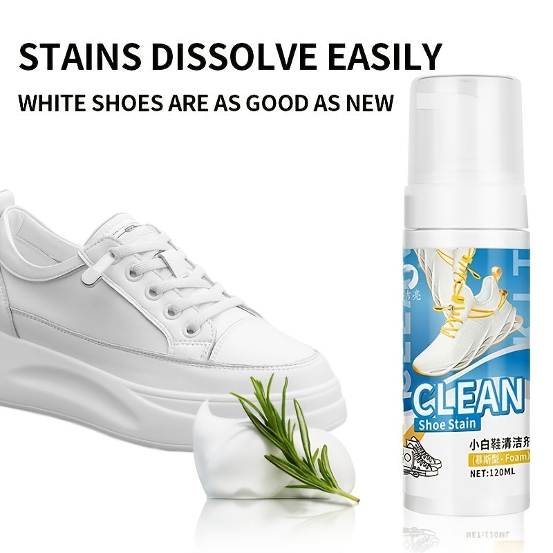 Footwear Cleaning Foam for Sneakers 120ml Stain Remover Spray