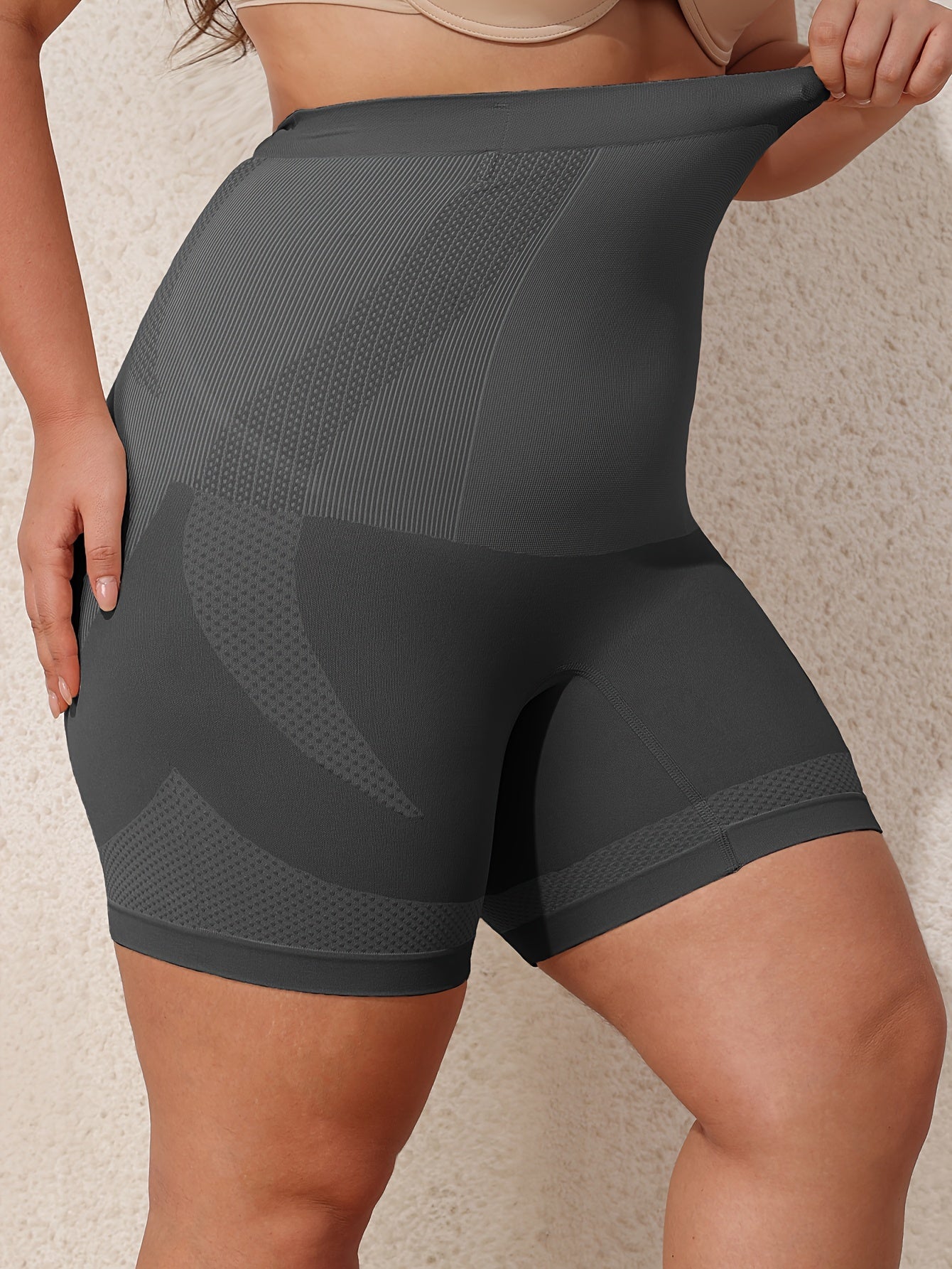 Women Plus Size High-Waisted Body-Shaping Pants Comfortable