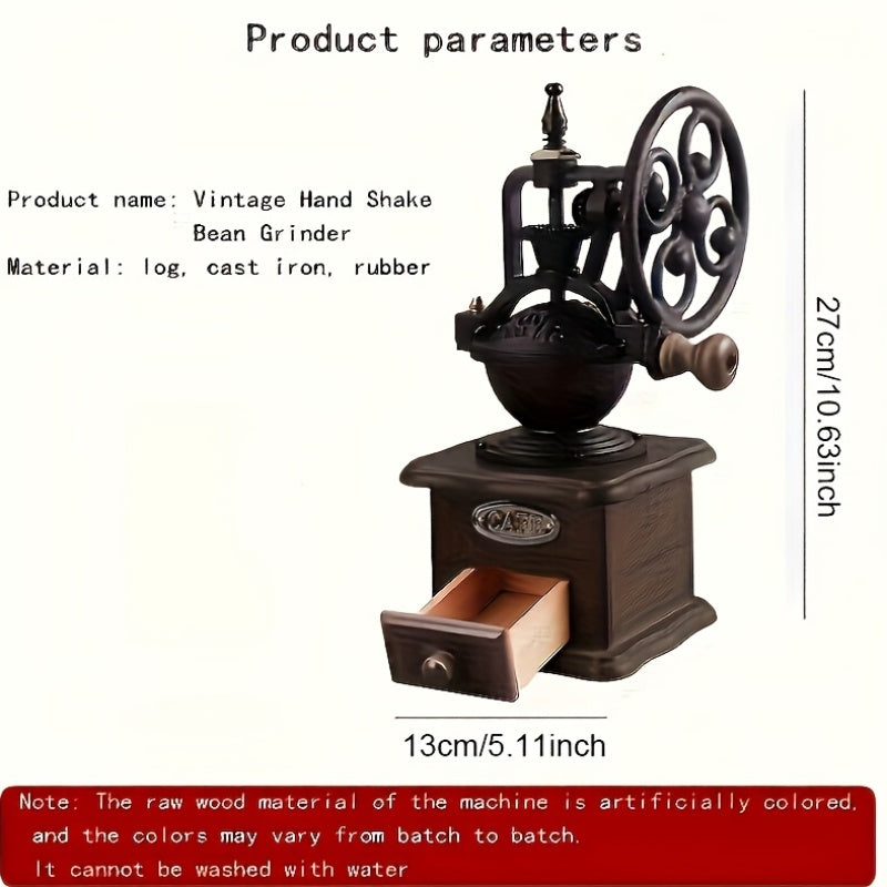 Portable Handheld Coffee Grinder Manual Adjustable Mini Bean Mill