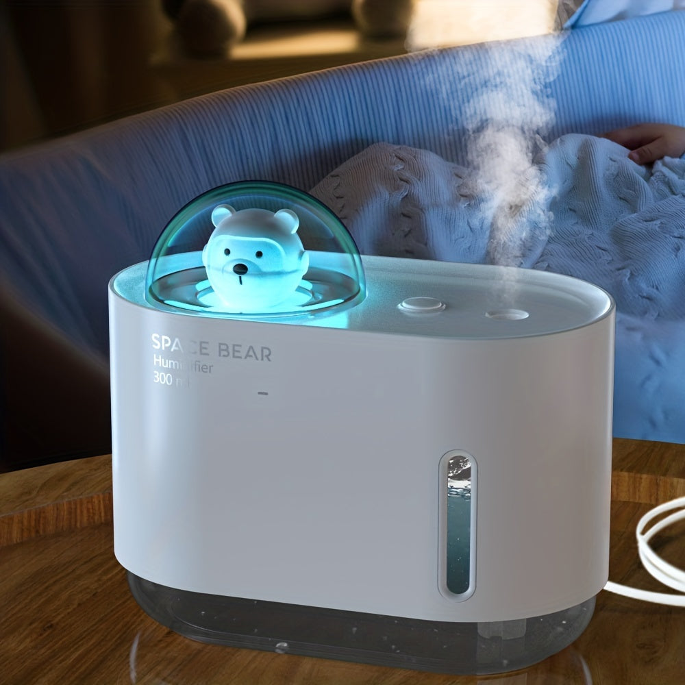 Quiet Cool Mist Humidifier with Color Night Light Portable USB Office Bedroom