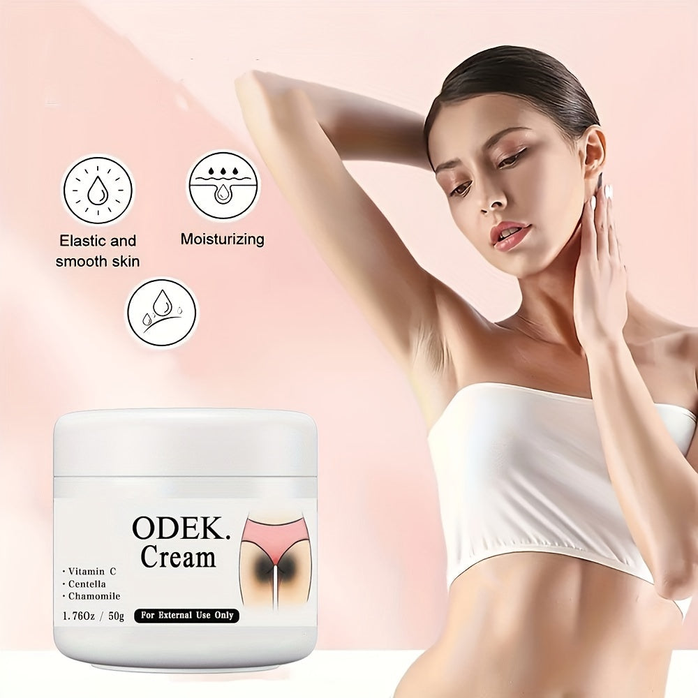ODEK Radiant Glow Body Cream- 50g, Hidi yo'q, Qo'ltiq va Intim joylar uchun namlovchi losyon, Barcha teri turlari uchun mos.