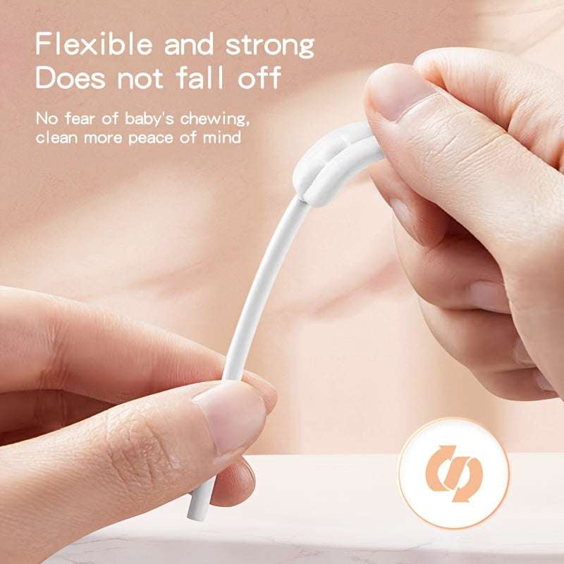 30 Pack Disposable Tongue Cleaners Soft Oral Care Toothbrushes for Adults and Children White