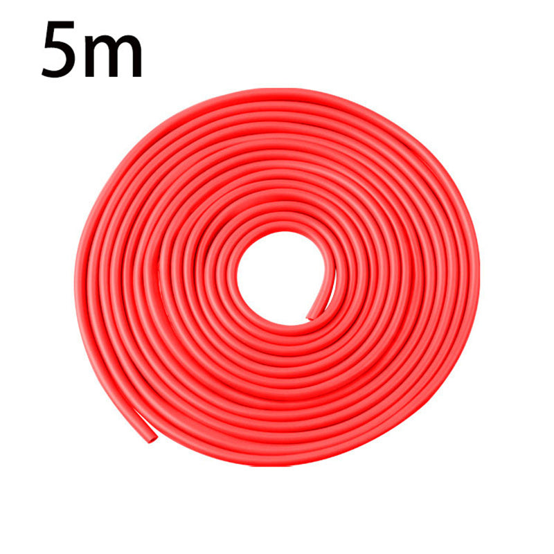 Protector de borde de puerta de coche, tira de sellado en forma de U de goma