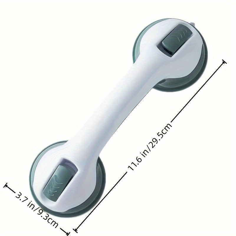 Shower Handle Non-Slip Bathroom Grab Bar Vacuum Cup Support Plastic