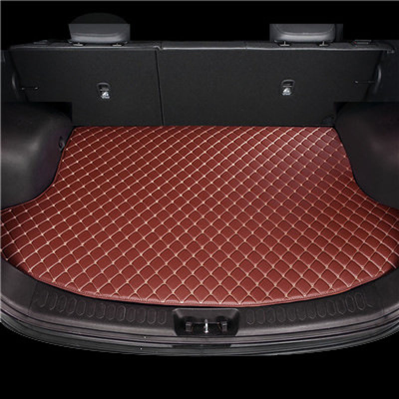 All-Weather Faux Leather Car Floor Mats for SUV Black Waterproof Oil-Resistant