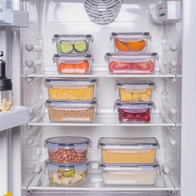 Juego de 3 recipientes de almacenamiento de alimentos transparentes y herméticos con tapas para cereal, arroz y pasta