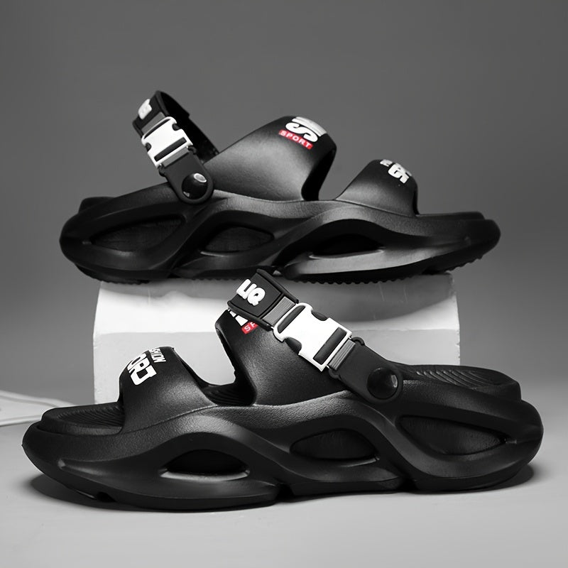 Men's Summer Slides with Thick Soles Breathable EVA Indoor Outdoor Water Park