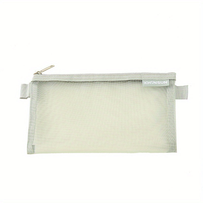 Mesh Mesh Pencil Case Storage Bag with Mesh Material for School Supplies