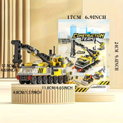 142-деталей Городской инженерный пазл-конструктор для детей Желтый