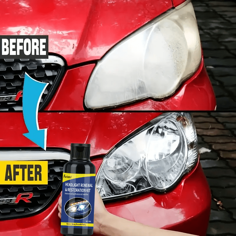 Car Headlight Repair Cream Auto Polishing Brighten and Maintain Lights