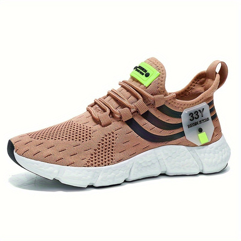 Ayollar uchun nafas oladigan knit platform sport poyafzallari, kundalik, bog‘lamli, sport kiyimlari, katta o‘lcham
