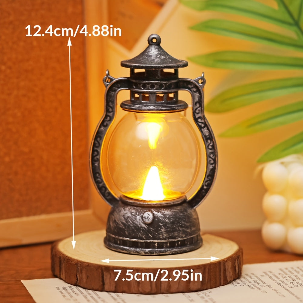 Mini LED Lantern with Battery Included for Decoration Bedroom Party Holiday Faux Candle Light
