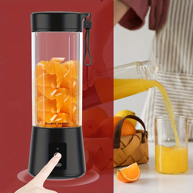 Portable Blender 380ml for Smoothies and Shakes, USB Rechargeable, 4 Colors