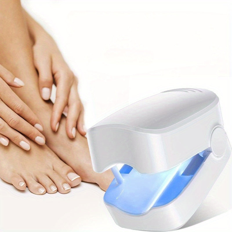 USB zaryadlash bilan portativ tirnoq tozalash chirog'i, 400mAh litiy batareyasi, uyda foydalanish yoki sovg'a uchun qulay dizayn, manikurlar uchun mukammal.