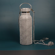 Stainless Steel Vacuum Flask 500ml Insulated Travel Thermal Cup with Chain