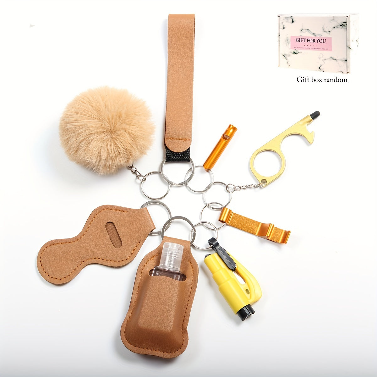 Men's Safety Protection Set with Gift Box, 8-Piece Protective Accessories