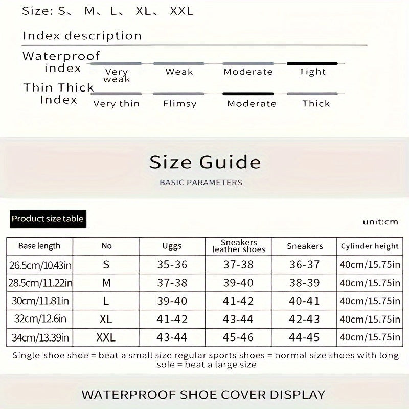 Adult Thickened PVC Rain Boots Waterproof High-Top Slip-Resistant Black