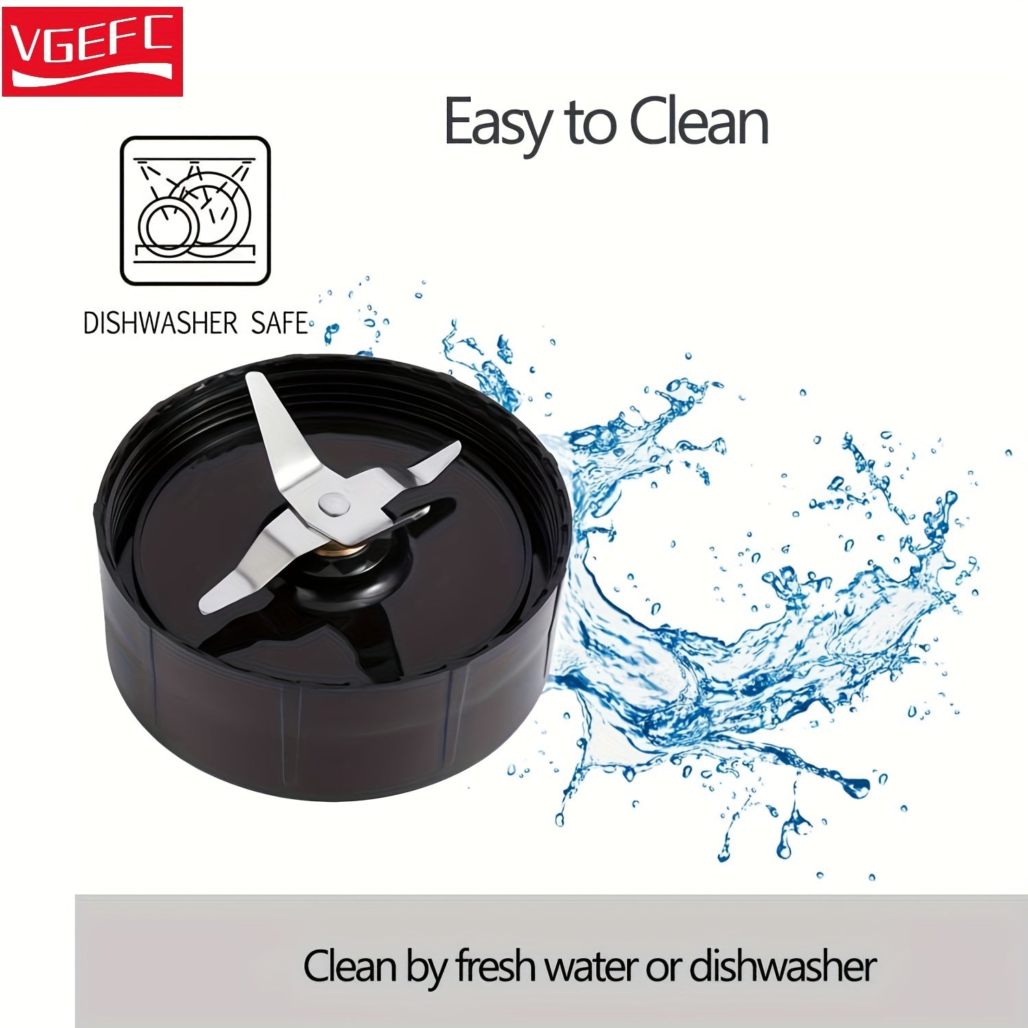 Replacement Blender Part for Magic Bullet 250W MB1001 Includes 2 Cross Blades Gaskets