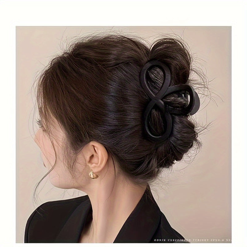 Women's Hair Claw Clip Matte Finish Hollow Updo Hair Accessory Medium