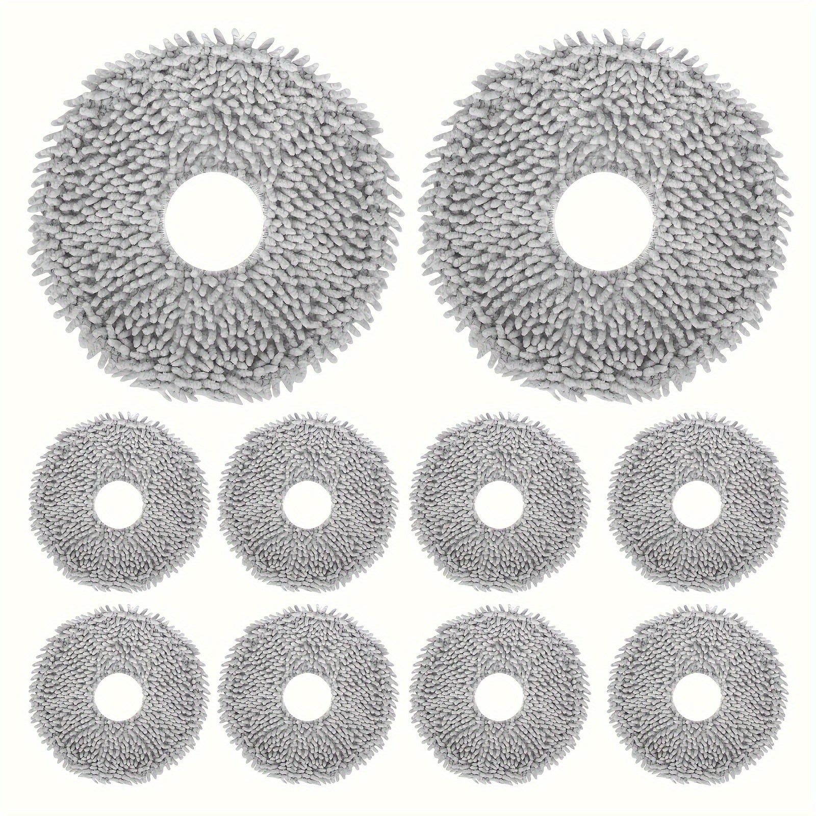 Robot tozalash qurilmalari uchun 10 ta mop yostiq va mato to'plami, ehtiyot qismlar to'plami