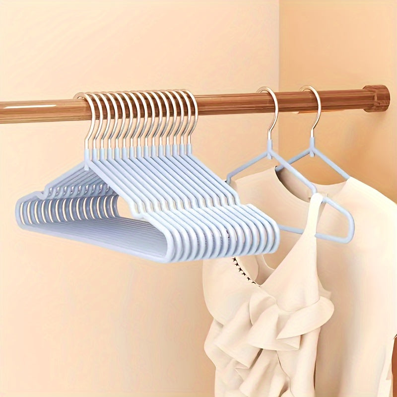 Set of 20 Heavy Duty Metal Hangers Non-Slip for Coats Suits Dresses