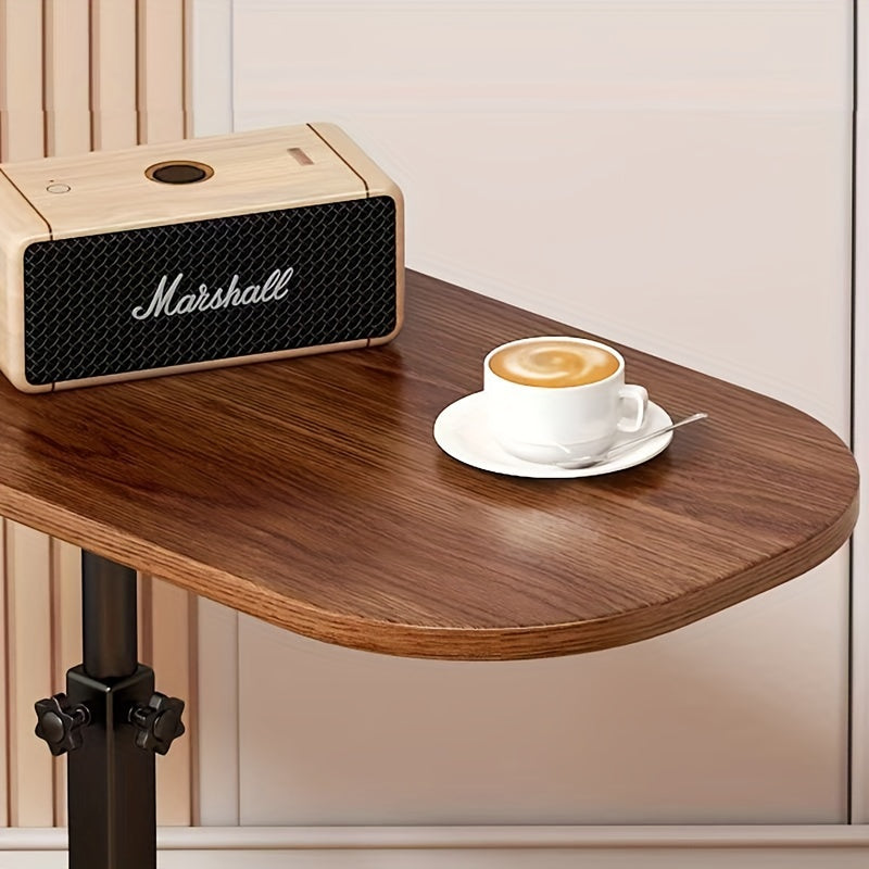 Черный регулируемый по высоте боковой столик для гостиной, дивана или консоли