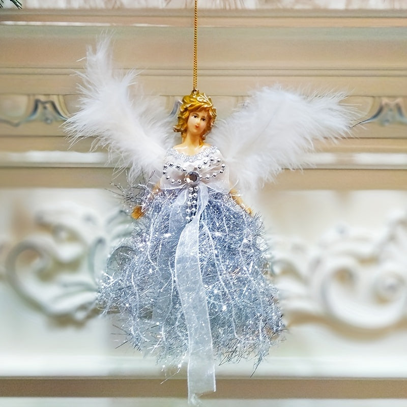 Christmas Angel Plush Ornament for Kids Tree Decoration Gift