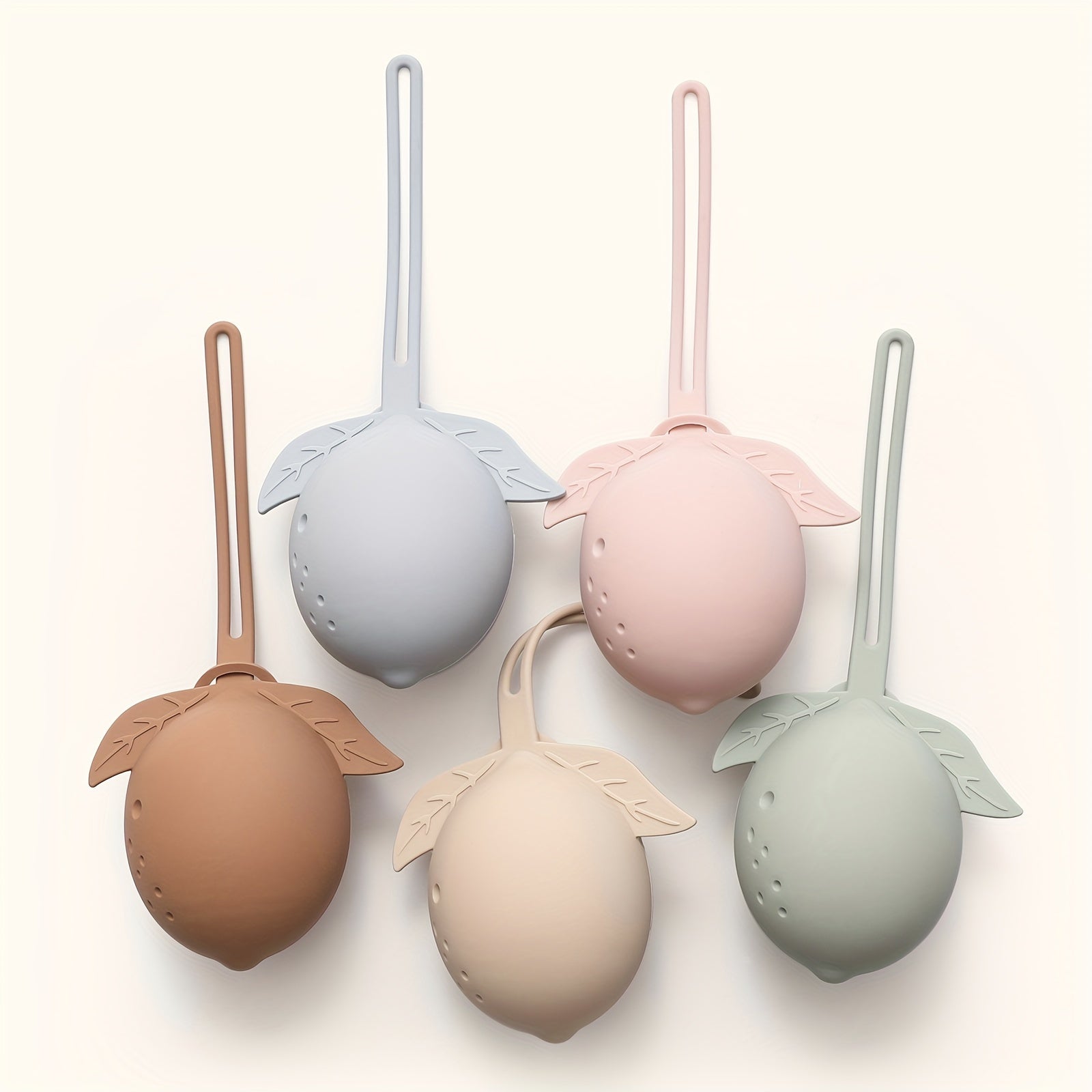 Silicone Pacifier Holder Case for Babies 0-3 Years Lemon Shape Portable Storage