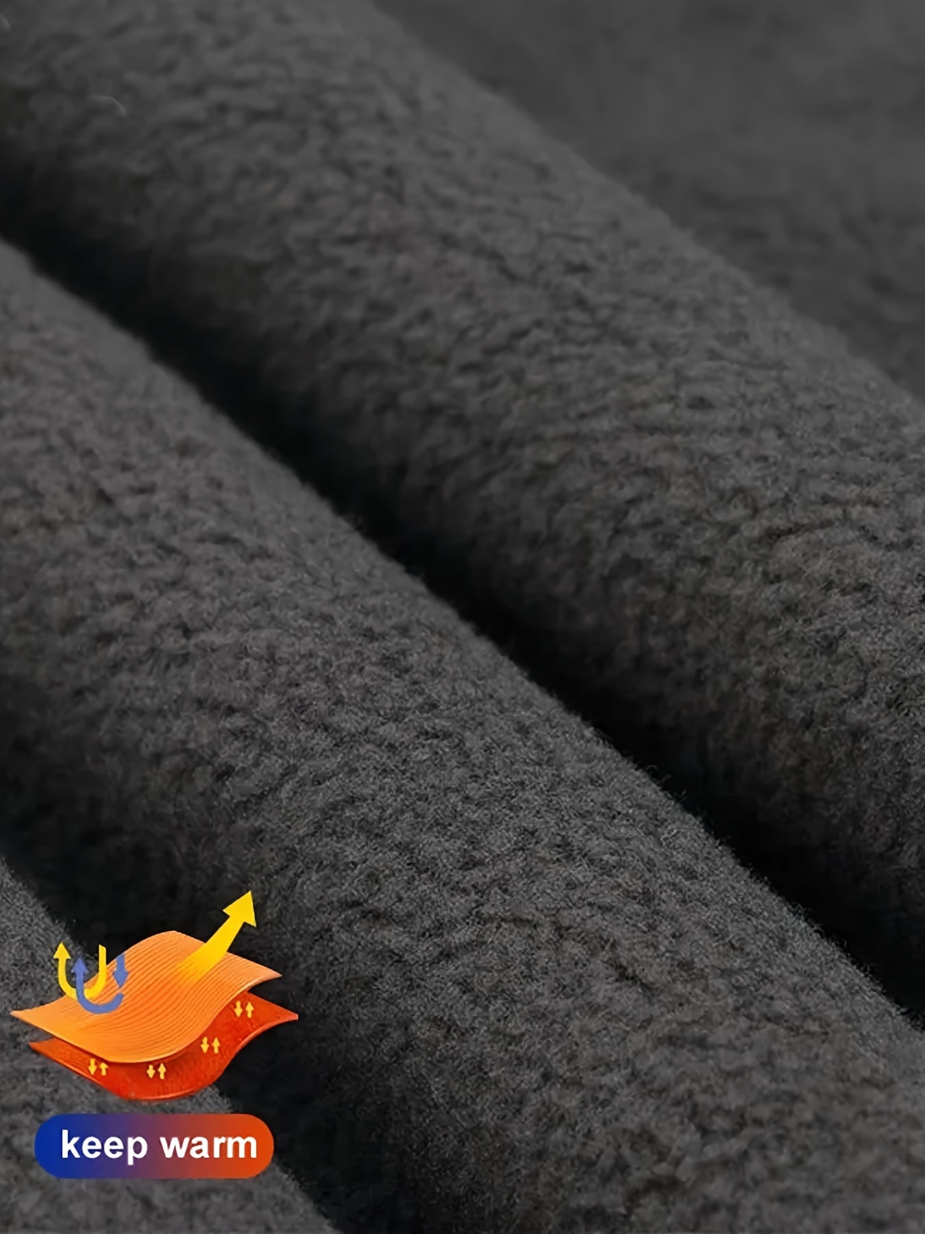 Мужские тактические штаны с флисовой подкладкой из полиэстера и спандекса, повседневные зимние для улицы с множеством карманов