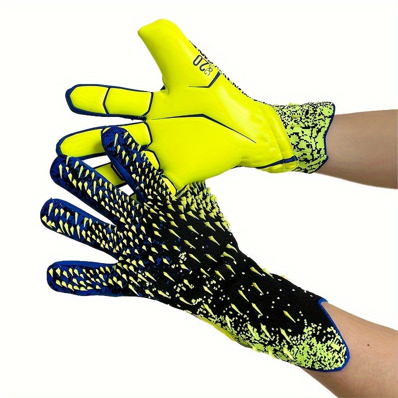 Soccer Goalkeeper Gloves for Men Women Youth with Giga Latex 4mm Grip Palm Protection Size 6-10