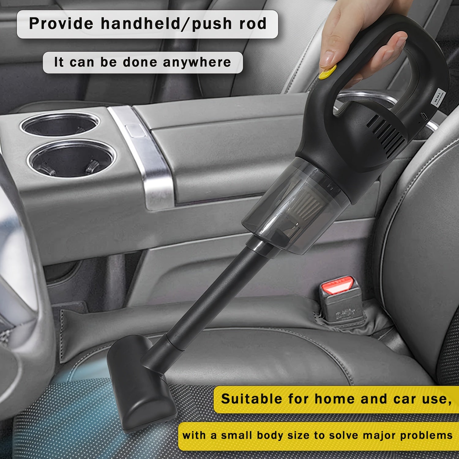 Wireless Handheld Cordless Vacuum Cleaner for Home and Car with Strong Suction